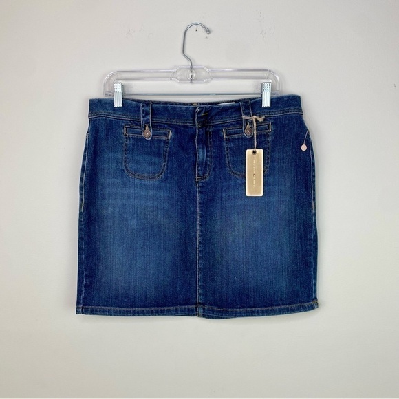 Tommy Hilfiger Denim Jean mini skirt size 12 NWT - Picture 12 of 14